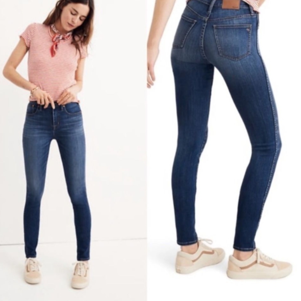 𝅺Madewell Curvy High-Rise Skinny Jeans, Size 26